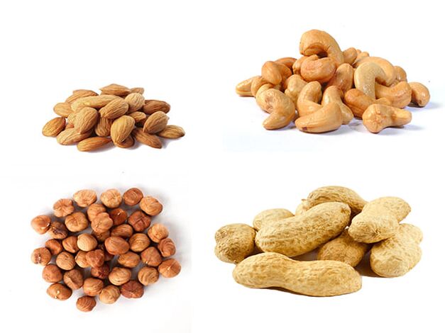 Pähklid - toode, mis suurendab tõhusalt meeste tugevust